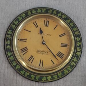 Vintage Edward Dillon Waterford Celtic Design Clock